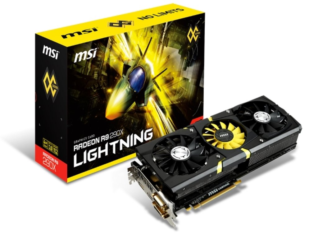 MSI R9 290X LIGHTNING TriFrozr RADEON R9 290X 4GB 512-bit GDDR5