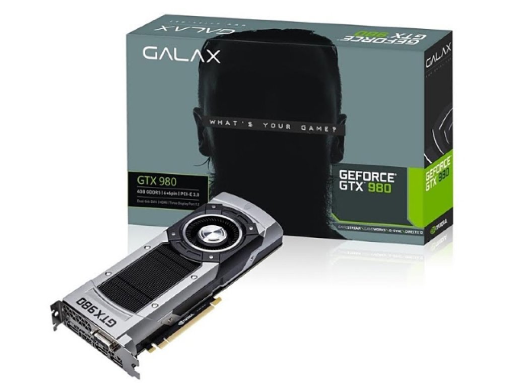 GALAX GF PGTX980/4GD5 GeForce GTX 980 4GB 256-bit GDDR5 PCI