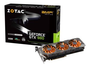 ZOTAC ZT-90204-10P (ZOTAC GeForce GTX 980 AMP! Edition) TRIPLE 