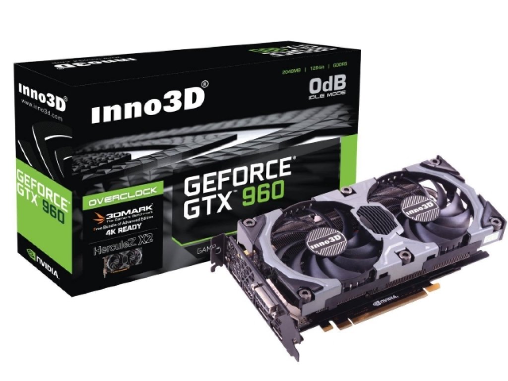 INNO3D N960-1DDV-E5CNX (Inno3D Geforce GTX 960 2GB OC / 代理店2年
