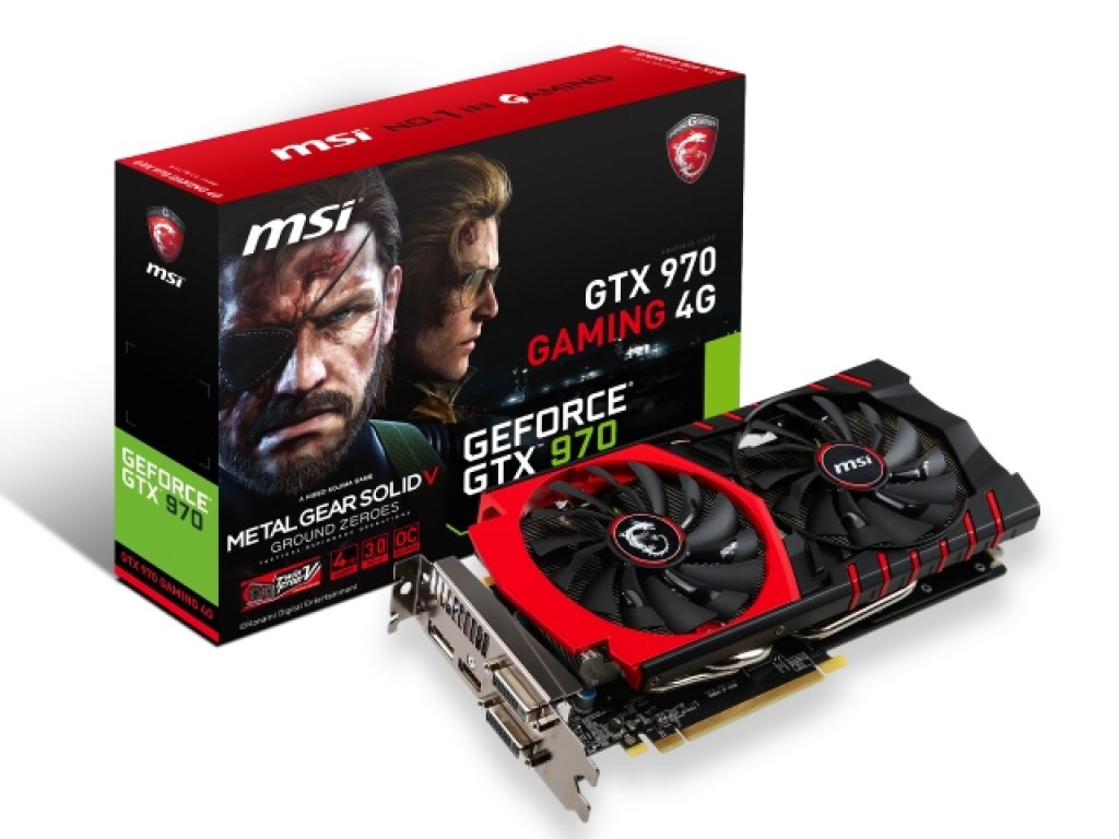 MSI GTX 970 GAMING 4G MGSV Twin Frozr GeForce GTX 970 4GB 256-bit