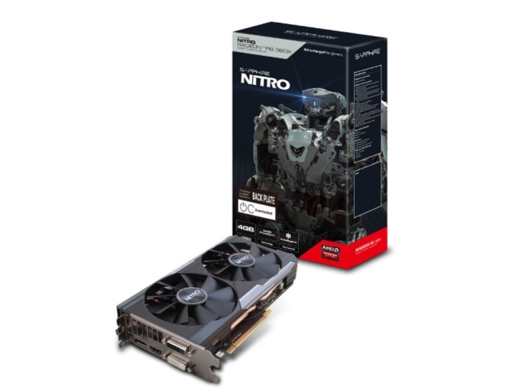 SAPPHIRE NITRO R9 380X 4G GDDR5 PCI-E DL-DVI-I+DL-DVI-D/HDMI/DP