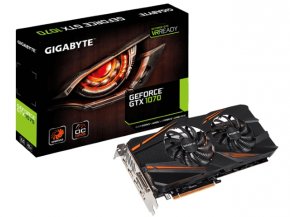GIGABYTE GV-N1070WF2OC-8GD (GeForce GTX 1070 WINDFORCE OC 