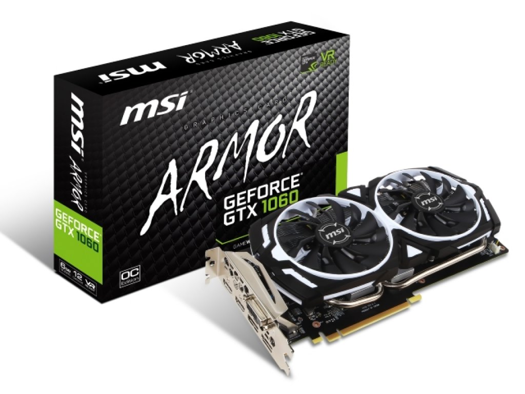 MSI ARMORシリーズに3GBメモリー版GTX1060搭載カード「MSI