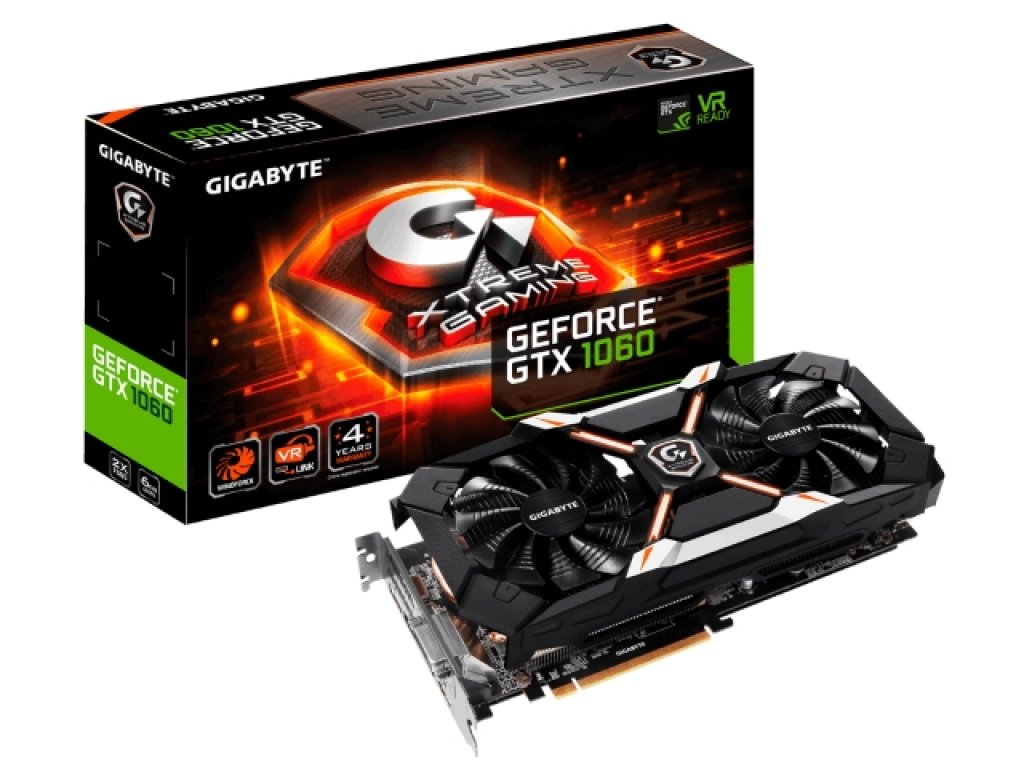 【中古】「未使用品」GIGABYTE ビデオカードGEFORCE GTX 1060搭載 GV-N1060WF2OC-3GD GIGABYTE GV-N1060XTREME-6GD WINDFORCE GeForce GTX 1060 6GB 192-bit