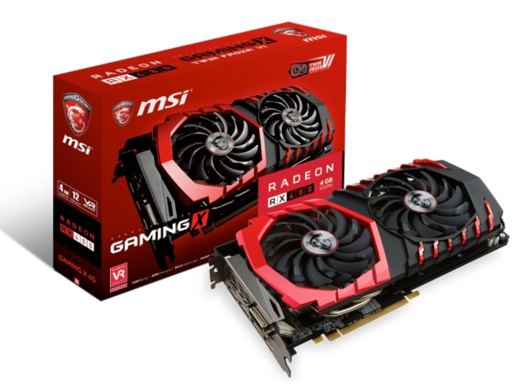 MSI RADEON RX 480 GAMING Xにメモリー4GBのバリエーション