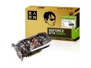 玄人志向 GF-GTX1050Ti-4GB/OC/DF GeForce GTX 1050 Ti 4GB 128-bit 