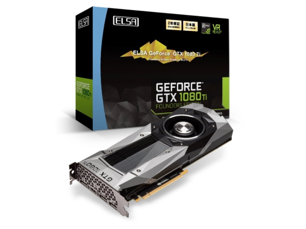 ELSAからFounders EditionタイプのGeForce GTX1080Ti搭載カード