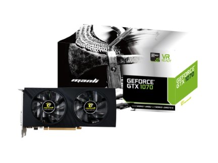 オリファンコスパ系Manli GEFORCE GTX1070「M-NGTX1070/5RGHDPPP-S 