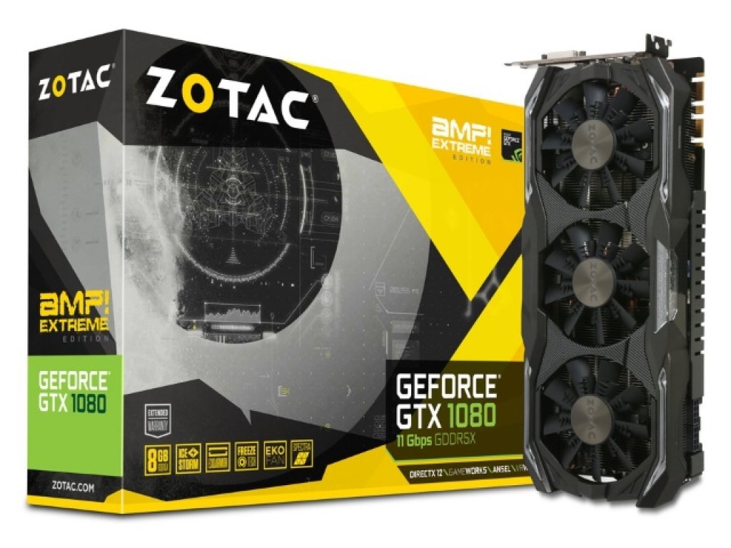 Zotacから3連ファン採用スーパーOC仕様の新スペックGTX 1080搭載