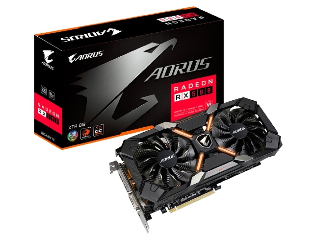 AORUSブランドからRX 580 XTR搭載グラフィックスカード「GV