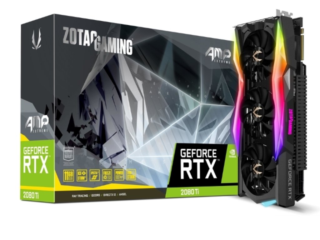 Zotac空冷最上位クラスのRTX 2080 Ti GPU搭載グラフィックスカード