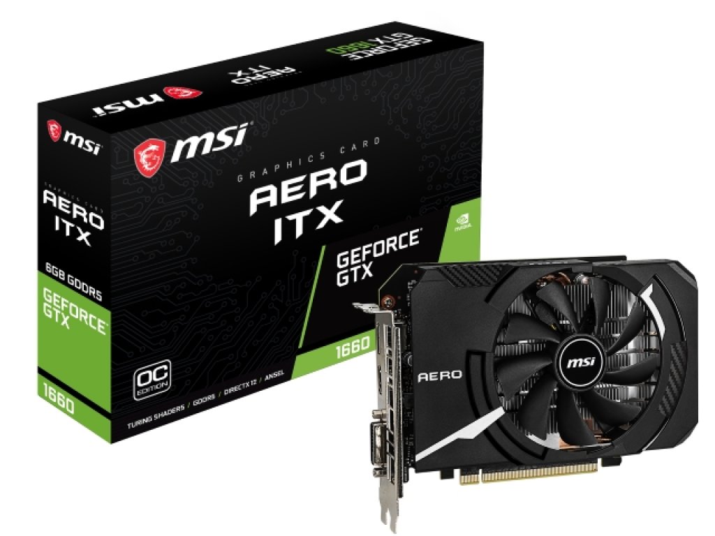 Turing世代のGEFORCE GTX第2弾、 GTX1660 GPU搭載グラフィックスカード