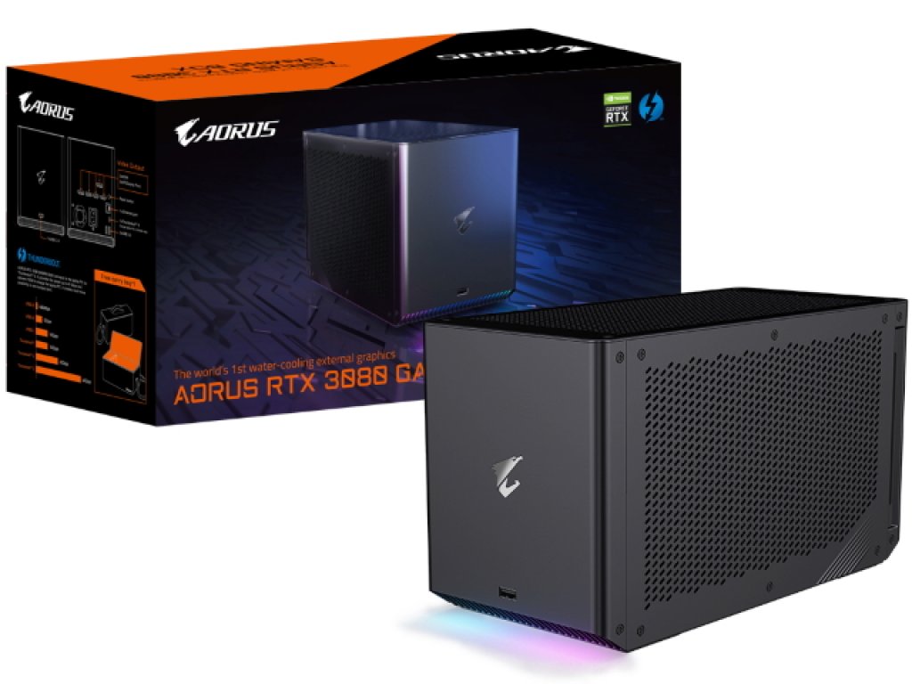 GIGABYTE AORUS RTX 3080 GAMING BOX NVIDIA GEFORCE RTX 3080 搭載