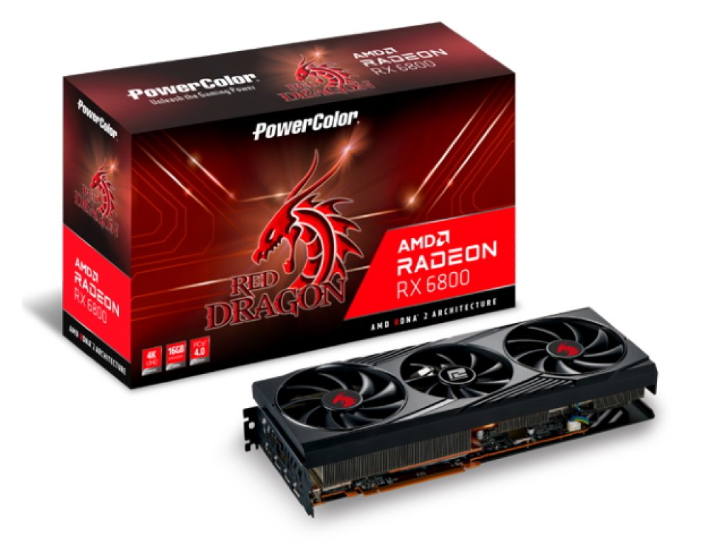 グラフィックボード・グラボ・ビデオカード PowerColor Radeon RX6800 16GB GDDR6 Amazon | PowerColor AMD Radeon RX 6800 搭載 グラフィック