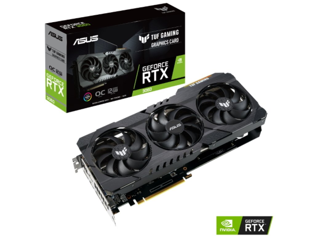ASUS TUF-RTX3060-O12G-GAMING GEFORCE RTX 3060 12GB 192-bit