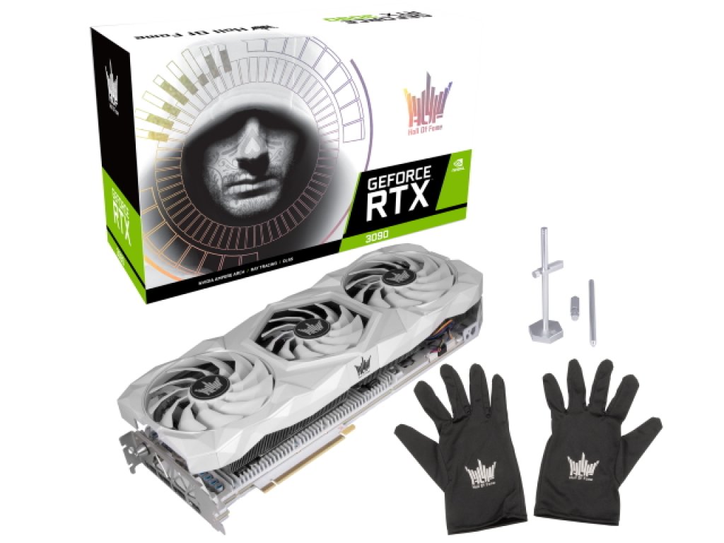 GARAKURO GeForce RTX3090 24GB 動作品 玄人志向 GK-RTX3090-E24GB/HOF GALAKURO GEFORCE RTX 3090 24GB 384