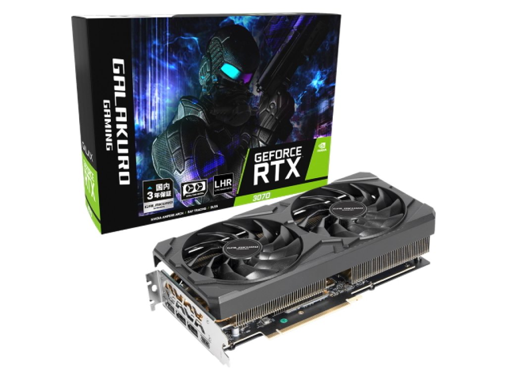 おかんかページ♡ 玄人志向 GG-RTX3070-E8GB/OC/DF/LHR GEFORCE RTX 3070 (LHR