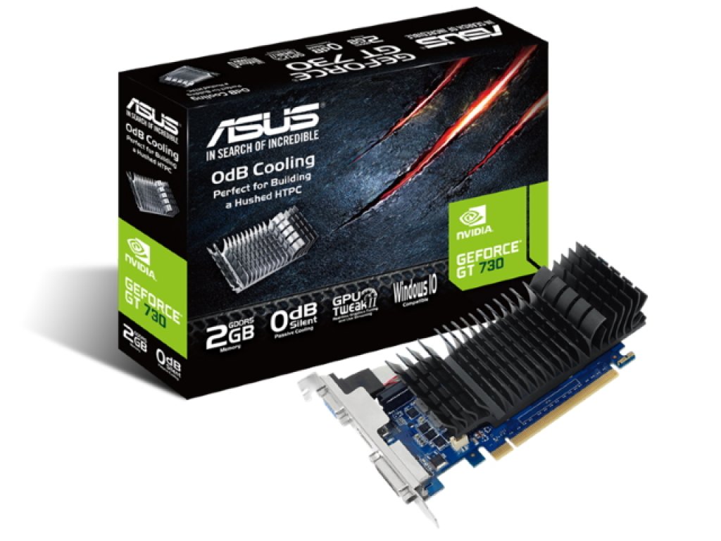 ASUS GT730-SL-2GD5-BRK GeForce GT 730 2GB 64-bit GDDR5 PCI Express