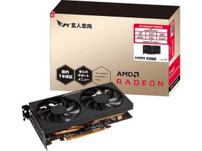 玄人志向 RD-RX6600XT-E8GB/DF RADEON RX 6600 XT 8GB 128-bit GDDR6 