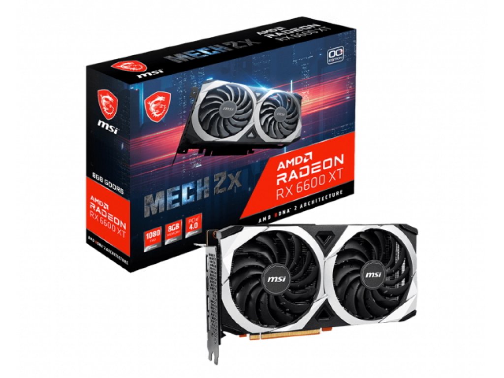 MSI Radeon R X6600 XT MECH 2X 8G OC MECH RADEON RX 6600 XT 8GB 128