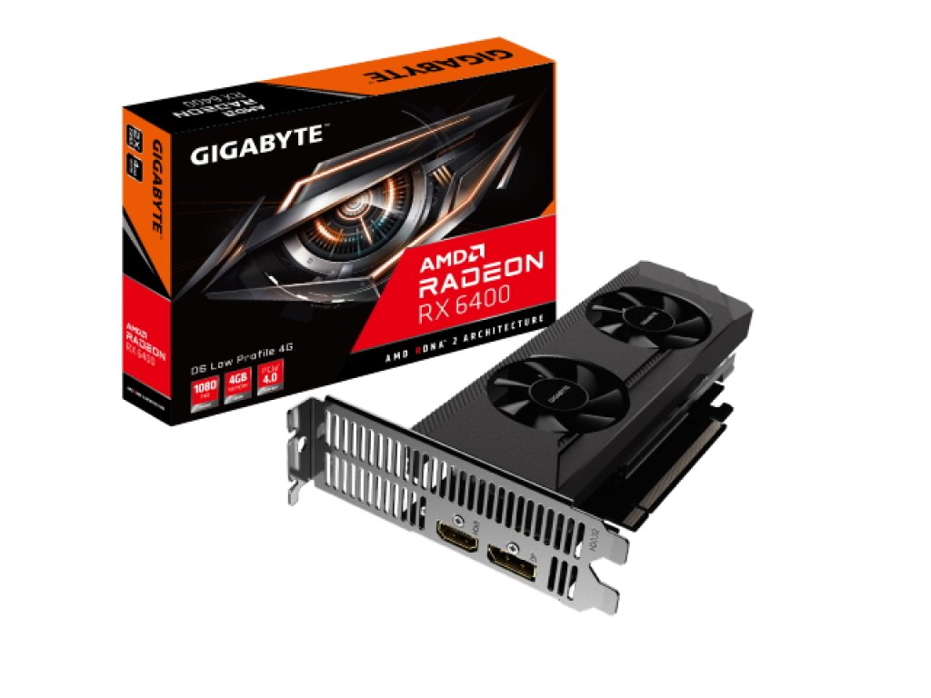 GIGABYTE Radeon RX 6400 D6 LOW PROFILE 4G RADEON RX 6400 4GB