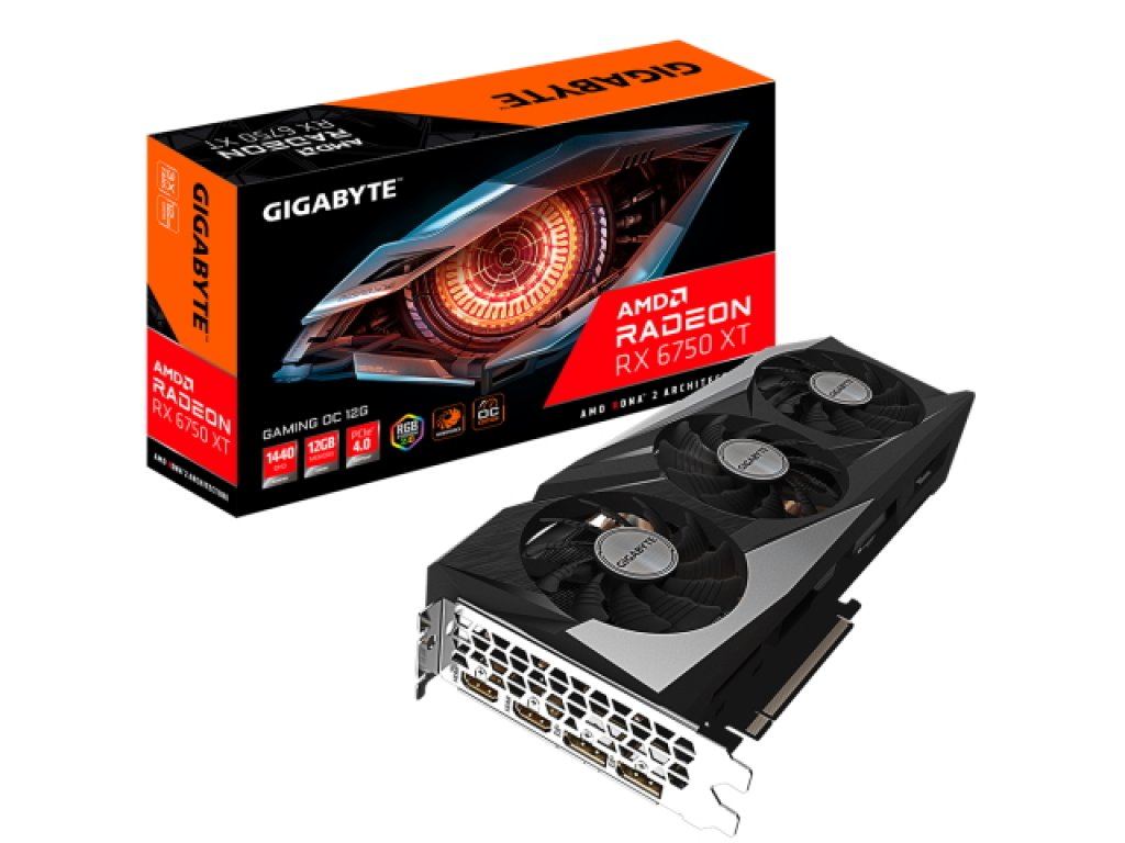 GIGABYTE Radeon RX 6750 XT GAMING OC 12G WINDFORCE RADEON RX 6750