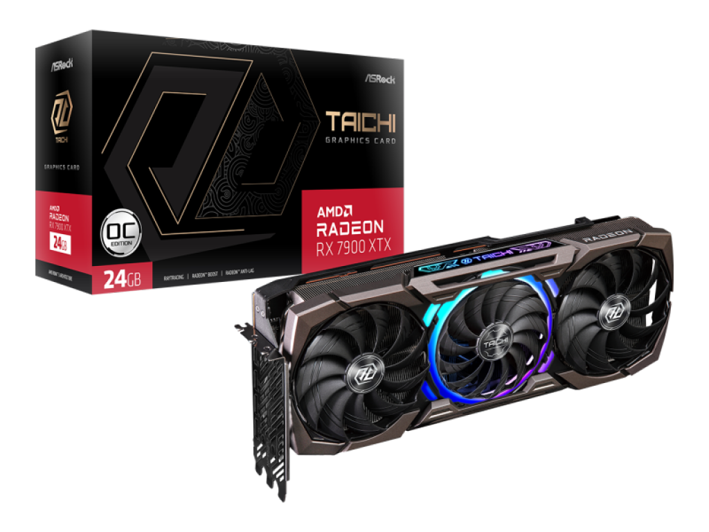 AMD Radeon RX 7900 XTX Taichi 24GB 納品書つけ ASRock AMD Radeon RX 7900 XTX Taichi 24GB OC RADEON RX 7900 XTX