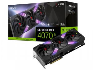 PNY GeForce RTX 4070 Ti 12GB XLR8 Gaming VERTO EPIC-X RGB Overclocked Triple Fan