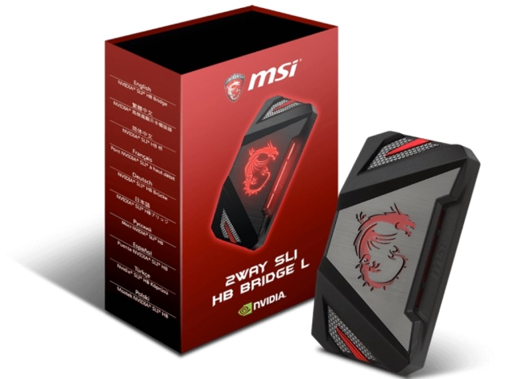MSI MSI 2WAY SLI HB BRIDGE L NVIDIA GEFORCE GTX 1080 Ti/1080/1070