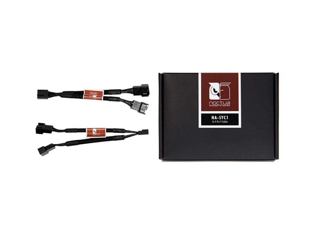 Noctua NA-SYC1 4-Pin Y-Cables 4pinファン 2分岐ケーブル 2本セット