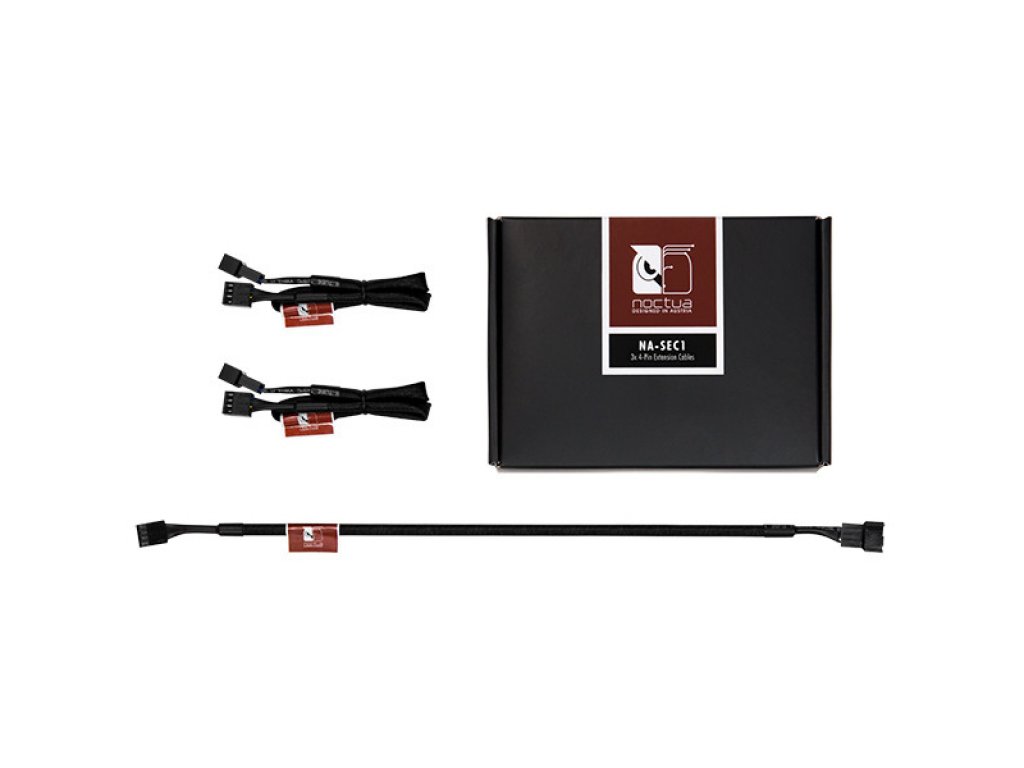Noctua NA-SEC1 4-Pin Extension Cables 4pinファン延長ケーブル 長さ