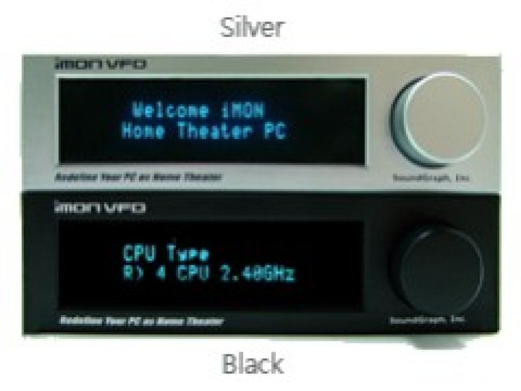 SOUNDGRAPH iMON VFD SILVER USB接続赤外線リモコンレシーバー