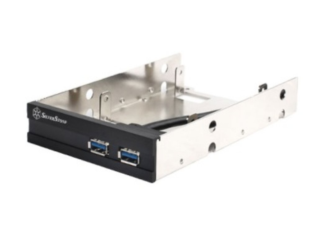 SilverStone 3.5インチベイ用 USB3.0×4&amp;オーディオポートキット ブラック SST-FP32B-E Amazon | SilverStone 3.5インチベイ用 USB3.0×4&オーディオ