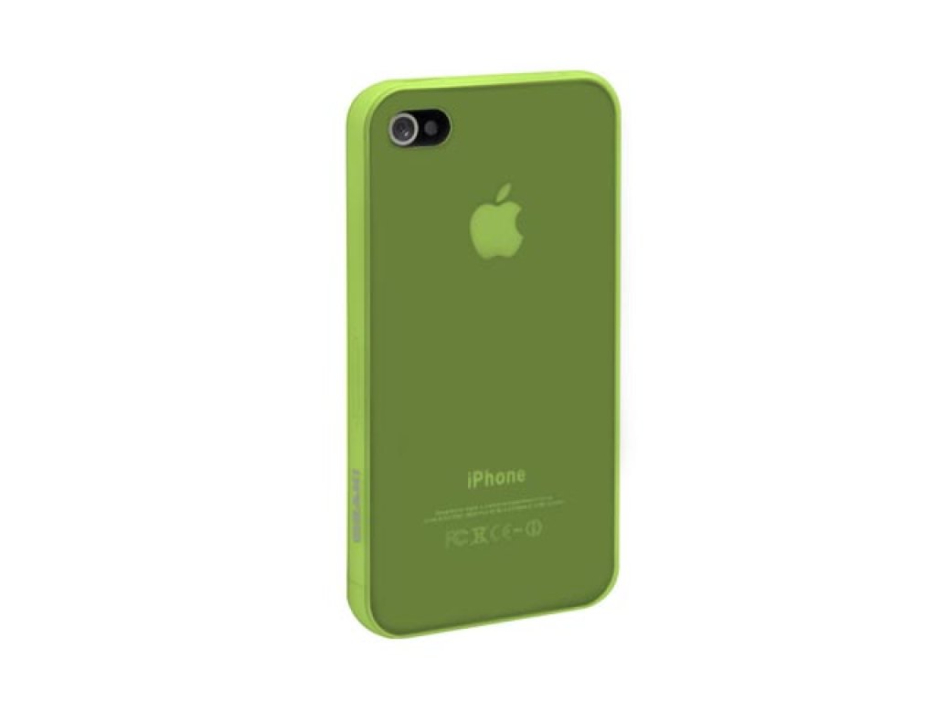 OZAKI OZAKI iPhone 4専用ケース iCoat IC844GR グリーン - 製品詳細