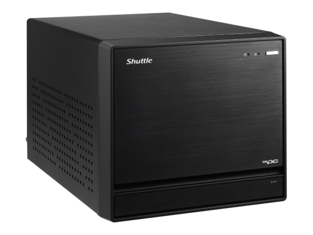 キューブ型ベアボーンShuttle SH87R6 Core i7/RAM32GB シャトル、OCボタンや発光機能を搭載するKabyLakeプロセッサー