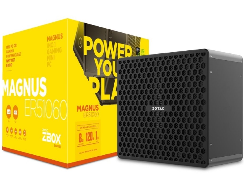 Zotac 小型PC ZBOX-ER51060　GTX1060/Win10 Zotac、AMD Ryzen 5搭載ゲーミングMini PCキットにGTX1060モデル「ZBOX