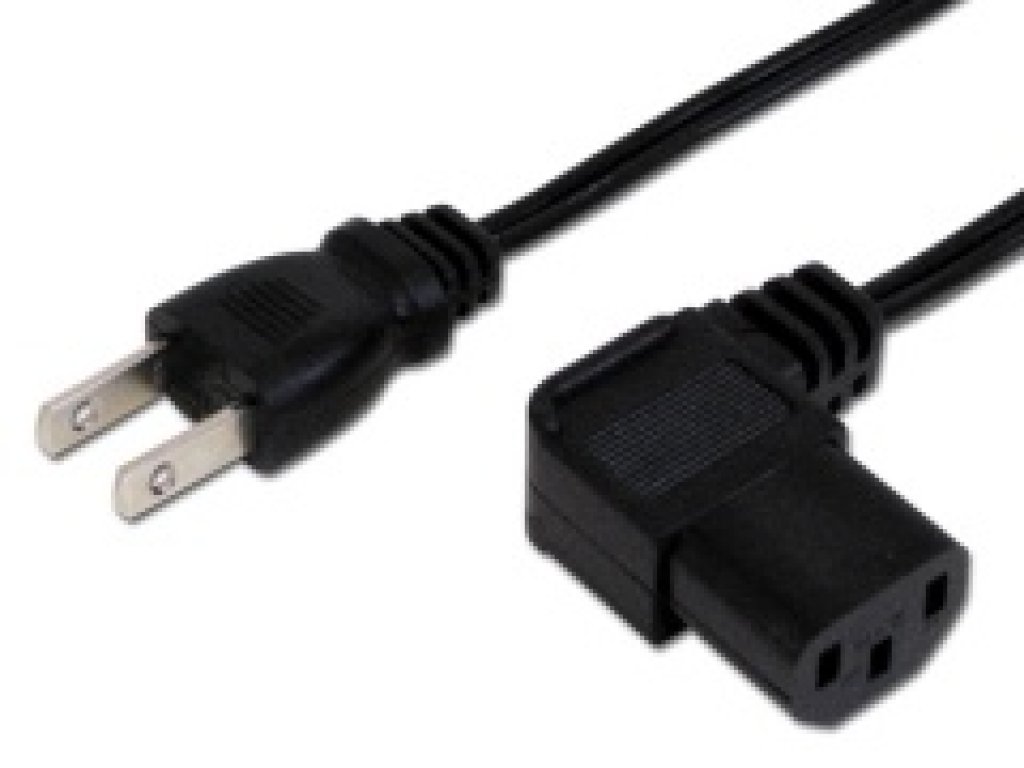 AINEX AINEX ACP-15L-BK AC電源ケーブル 極細L型タイプ - 製品詳細