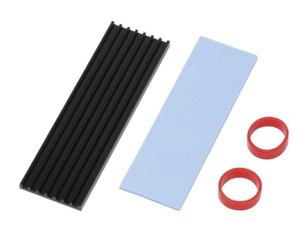 AINEX HM-24 M.2 SSD用ヒートシンクセット ブラック - 製品詳細