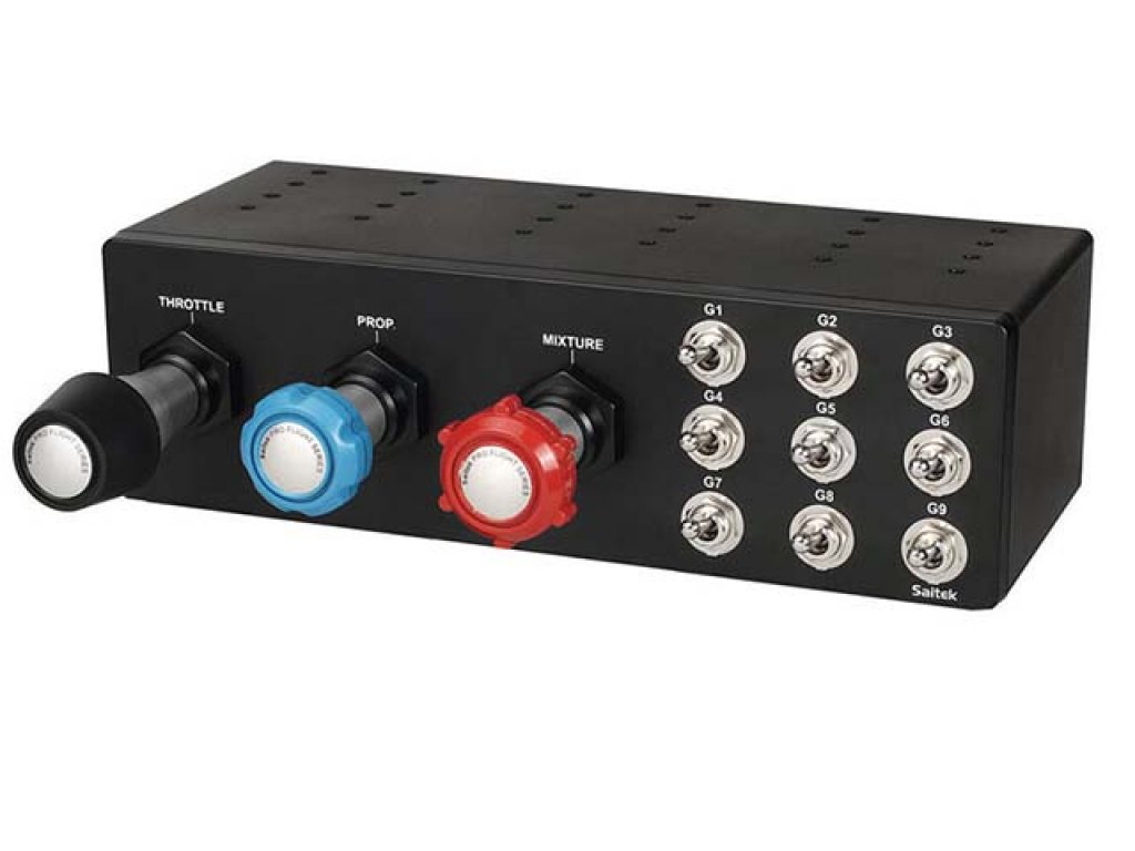 Mad Catz Saitek Pro Flight TPM System - Throttle / Prop Mad Catz Saitek Pro Flight TPM System - Throttle / Prop