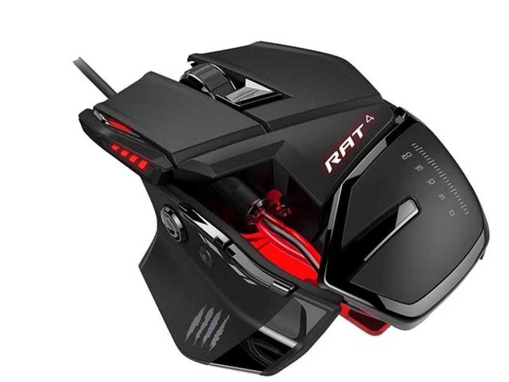 Mad Catz RAT4 Optical Gaming Mouse BK/RD RAT - 製品詳細