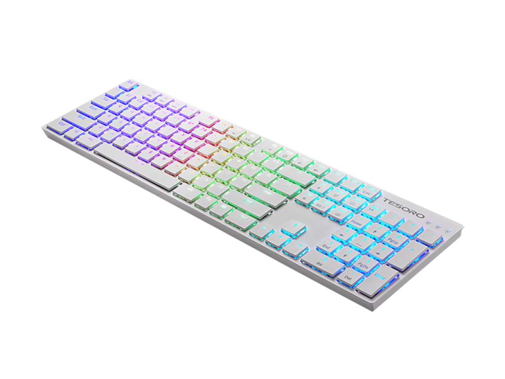 TESORO Gram XS 薄型メカニカルキーボード 青軸 ホワイト GRAM - 製品