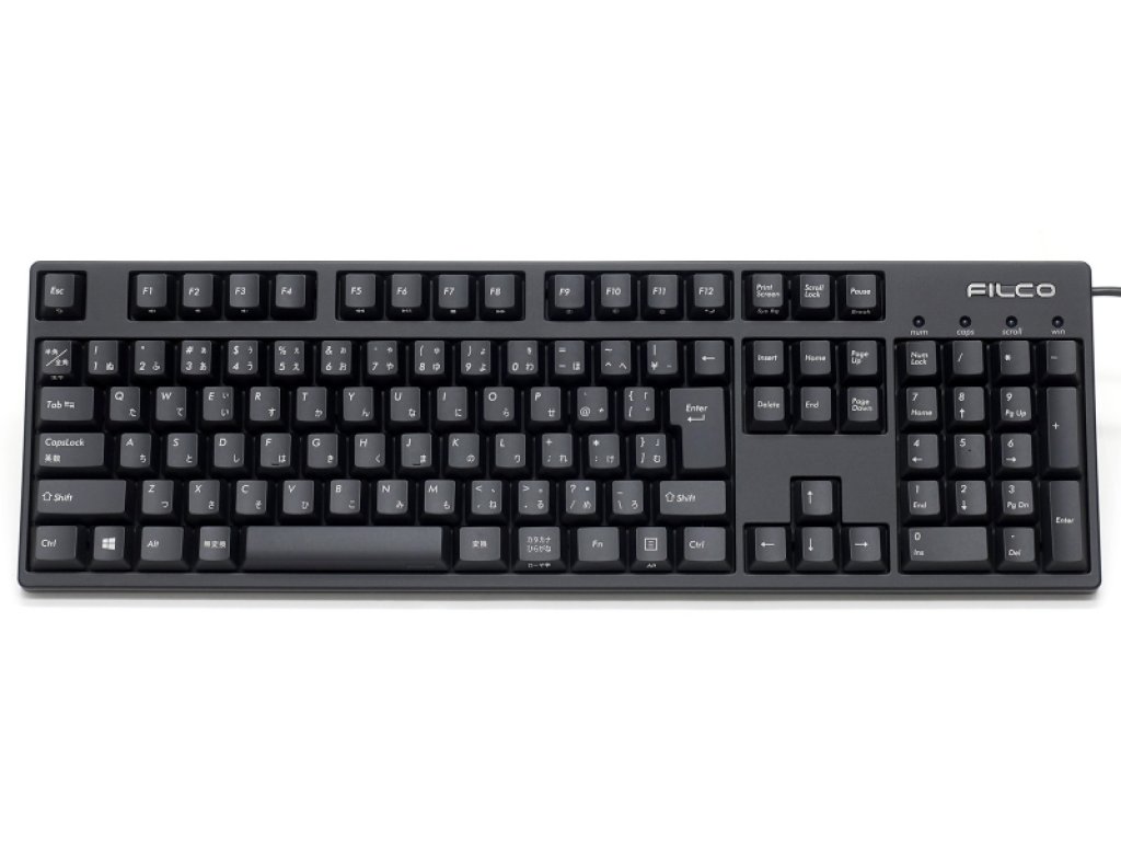 FILCOから低背タイプメカニカルスイッチ採用のキーボード