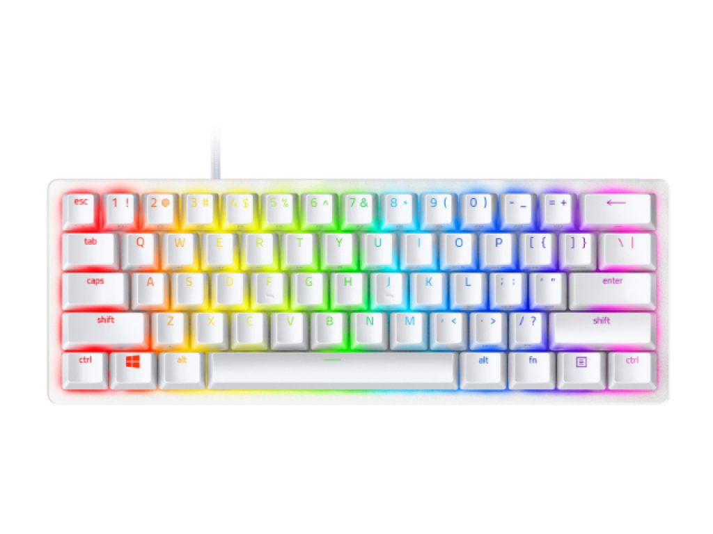 Razer Huntsman Mini Mercury White - Linear Opt Huntsman Razer初
