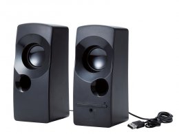 パソコン用2.0ch重低音スピーカー USBオーディオタイプ