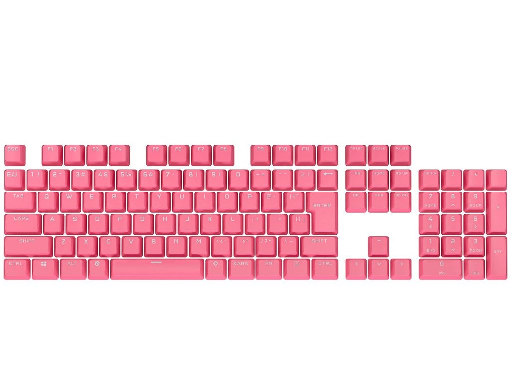Corsair PBT DOUBLE-SHOT PRO Keycaps PINK Keycap Mod Kit PBTダブル