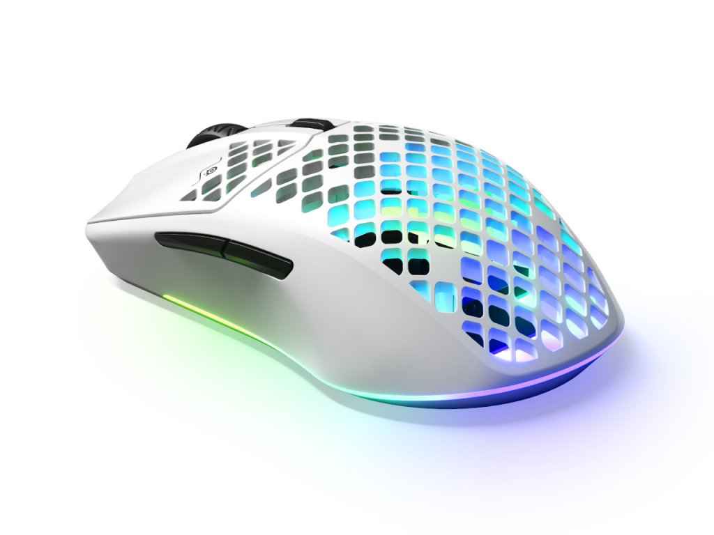 SteelSeries Aerox 3 Snow 有線マウス　軽量 SteelSeries SteelSeries Aerox 3 Wireless Snow 2022 Edition
