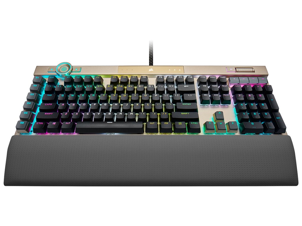 Corsair K100 RGB OPTICAL GOLD K100 限定生産のゴールドモデル