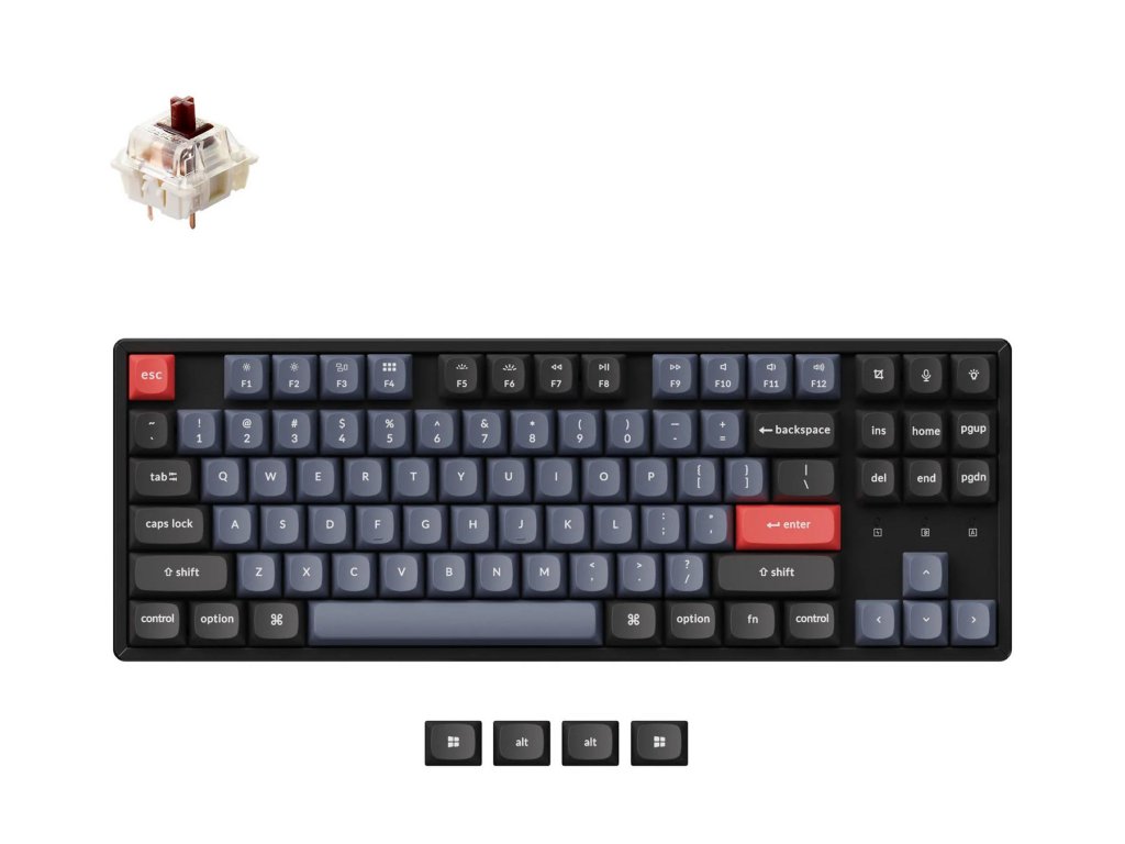 Keychron K3 V2 US配列 茶軸 ホワイト