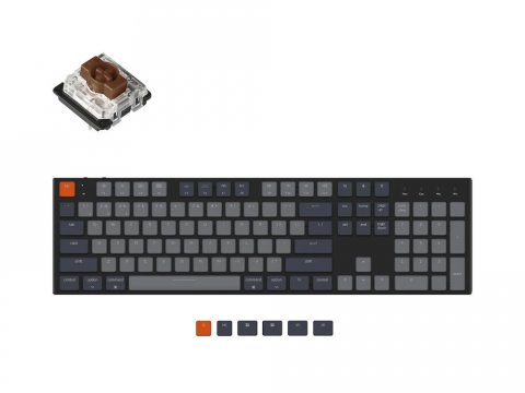 Keychron K15pro 75% 赤軸 RGB キーボード